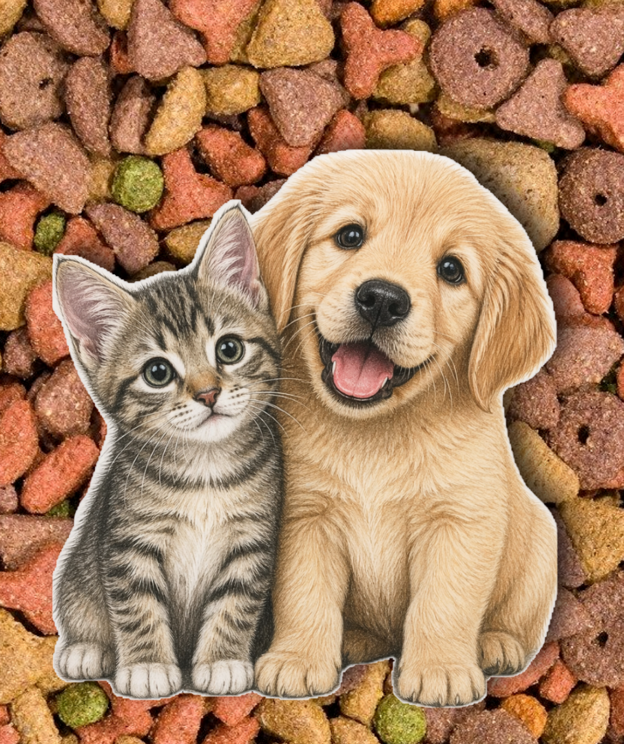 Anak kucing dan anak anjing